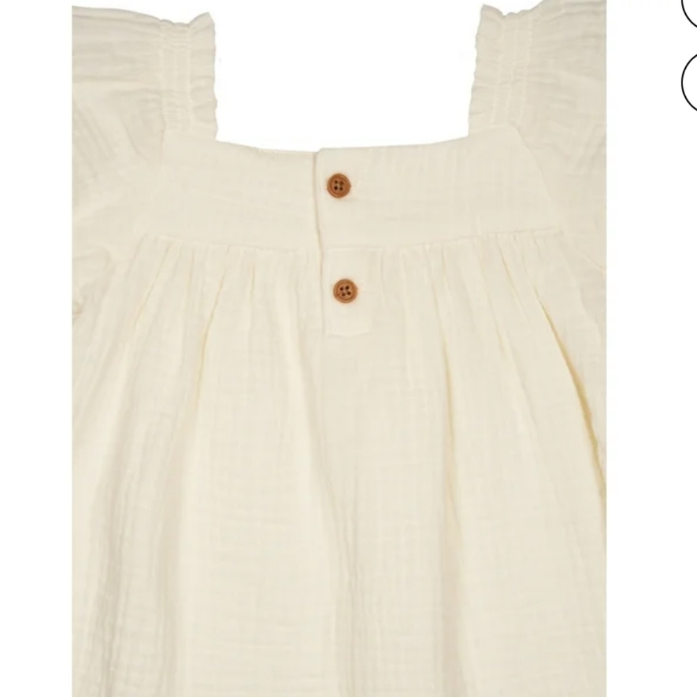 Gerber Boutique Summer Two-Piece Baby Outfit Dress - Cream Size 3-6 Mont… - Picture 11 of 12